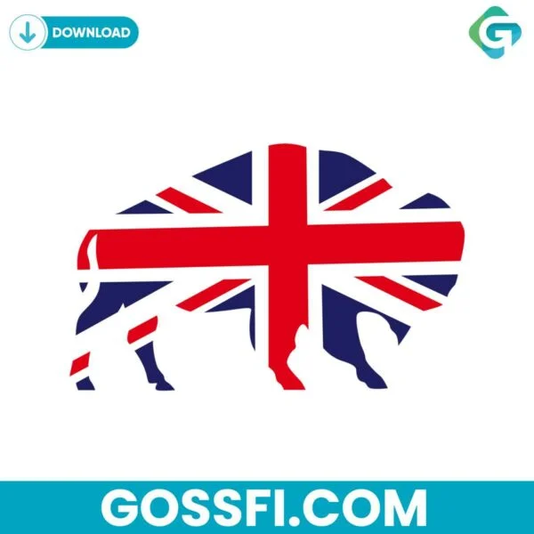 british-flag-buffalo-svg-cricut-digital-download