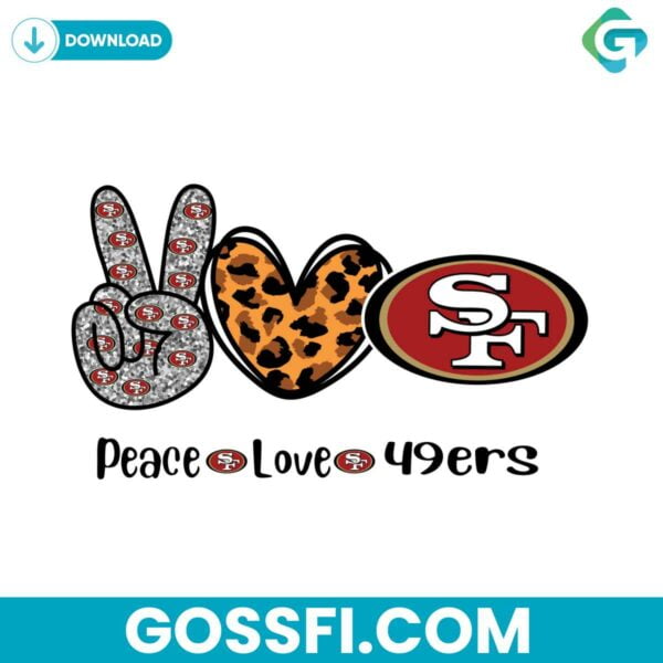 peace-love-san-francisco-49ers-svg-cricut-digital-download