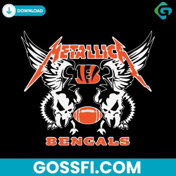 metallica-bengals-svg-digital-download