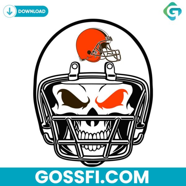 cleveland-browns-skull-helmet-svg