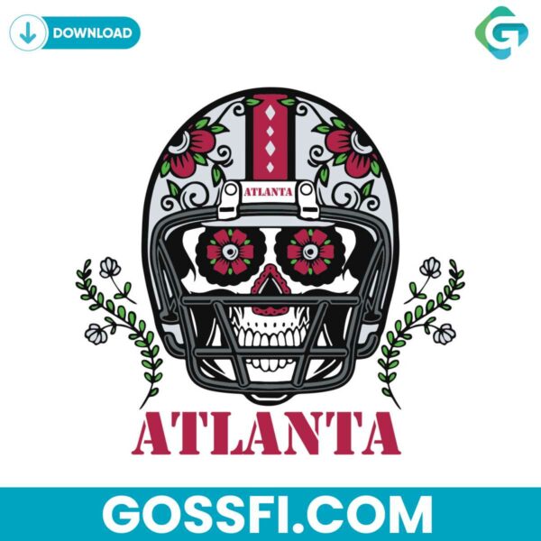 atlanta-falcons-skull-helmet-svg-digital-download