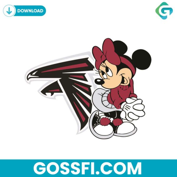 atlanta-falcons-minnie-svg-digital-download