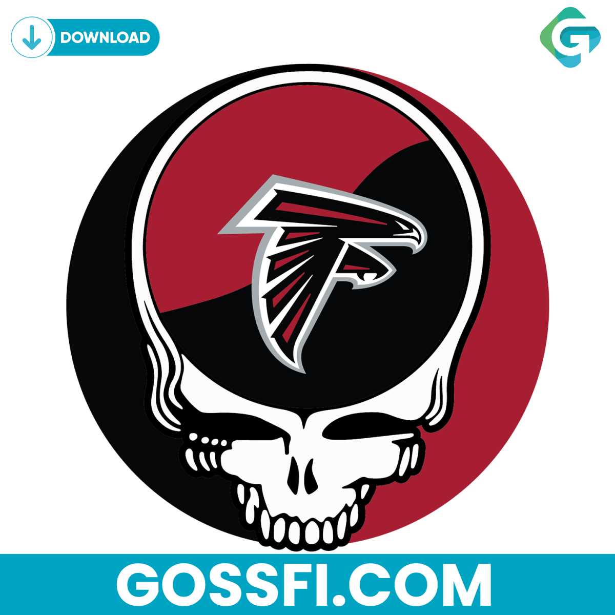 atlanta-falcons-skull-svg-digital-download