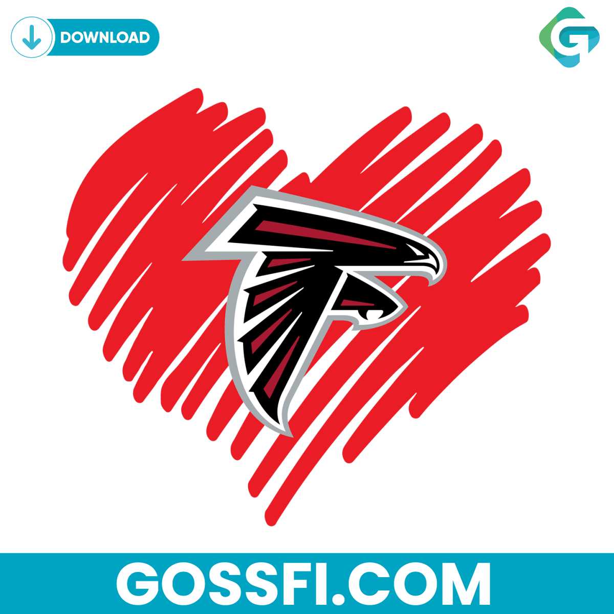 atlanta-falcons-heart-svg-digital-download