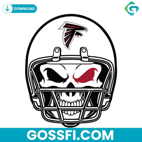 atlanta-falcons-skull-helmet-svg-digital-download