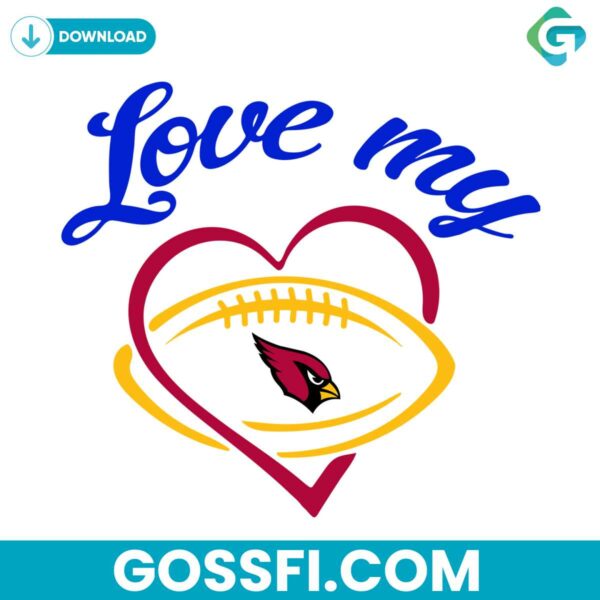 love-my-arizona-cardinals-football-heart-svg