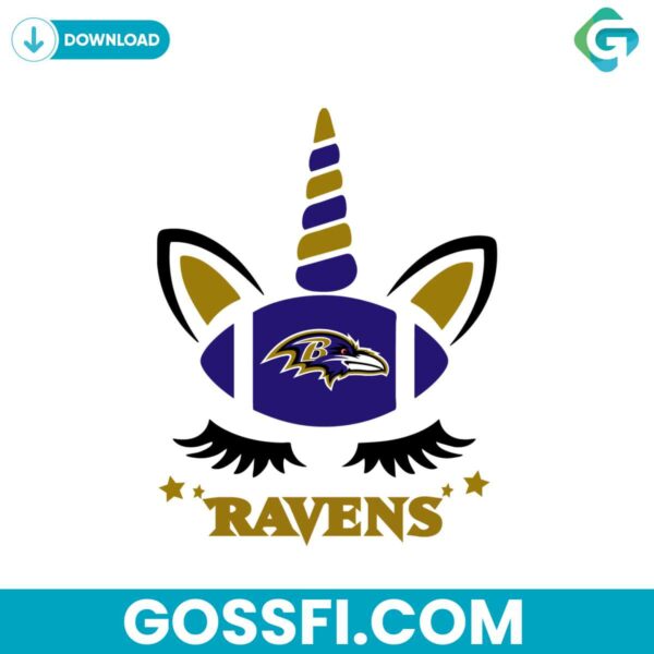 baltimore-ravens-unicorn-svg-cricut-digital-download