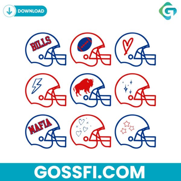 vintage-style-buffalo-football-helmet-svg