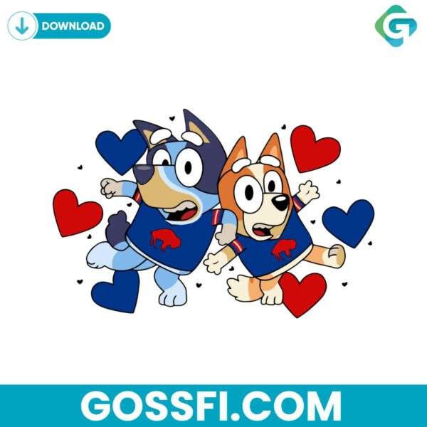 funny-bluey-character-buffalo-football-svg