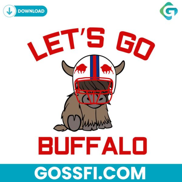 funny-mini-buffalo-wearing-bills-helmet-logo-svg