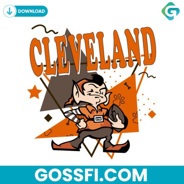 brownie-he-elf-mascot-cleveland-browns-svg