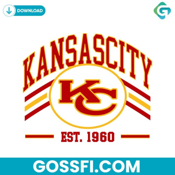 kansas-city-chiefs-football-est-1960-svg-digital-download