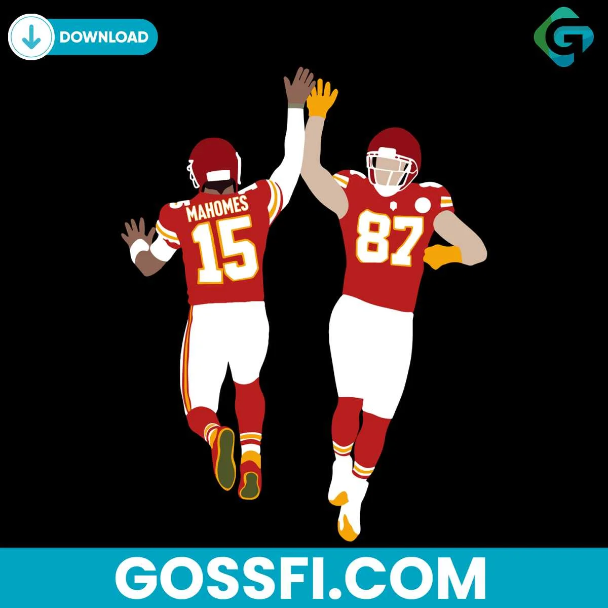 patrick-mahomes-and-travis-kelce-high-five-svg
