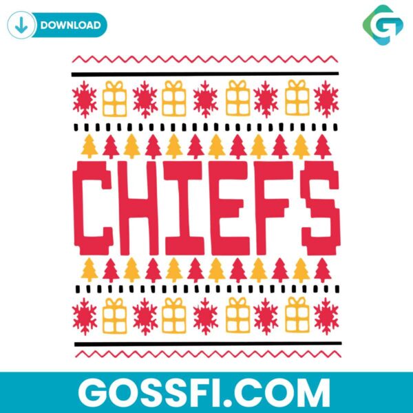 chiefs-merry-christmas-holiday-svg-digital-download