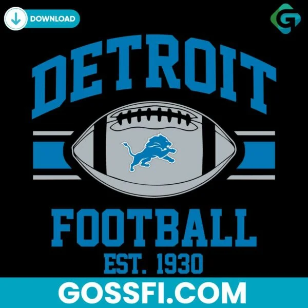 football-detroit-lions-digital-download-svg