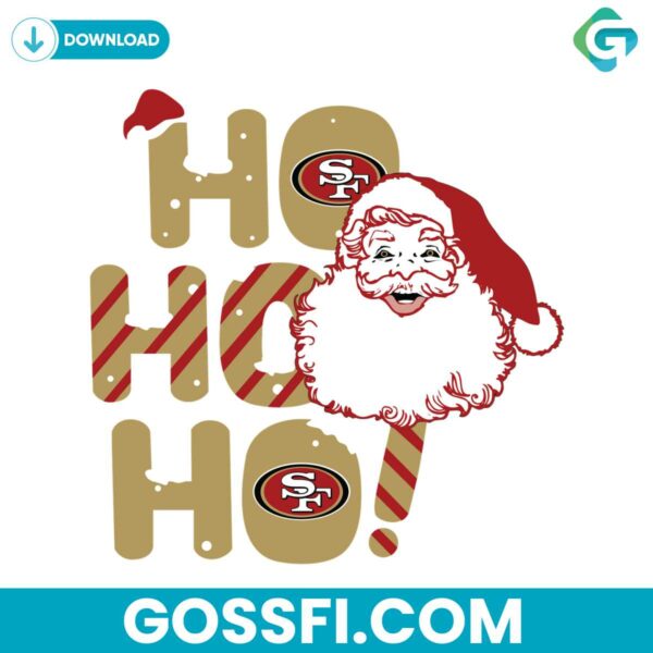 hohoho-san-francisco-49ers-santa-svg-digital-download