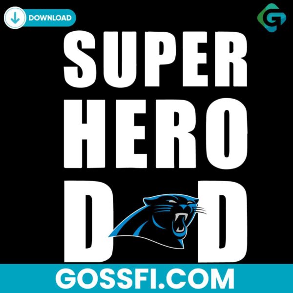 super-hero-dad-carolina-panthers-svg