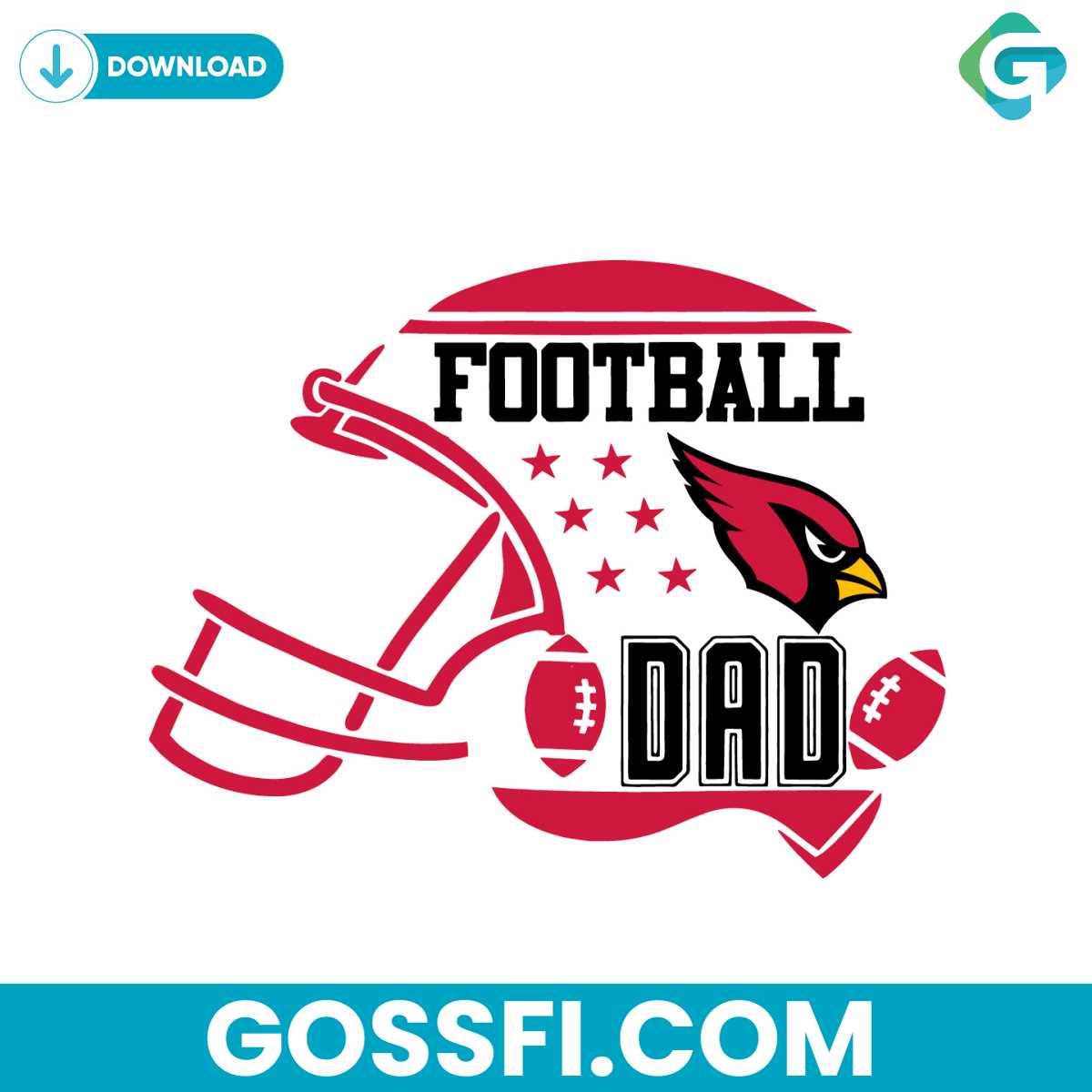 football-dad-arizona-cardinals-nfl-svg