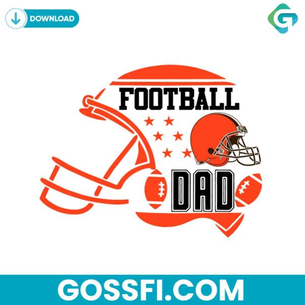 football-dad-cleveland-browns-nfl-svg