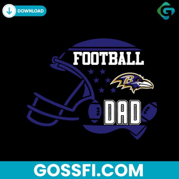 football-dad-baltimore-ravens-nfl-svg