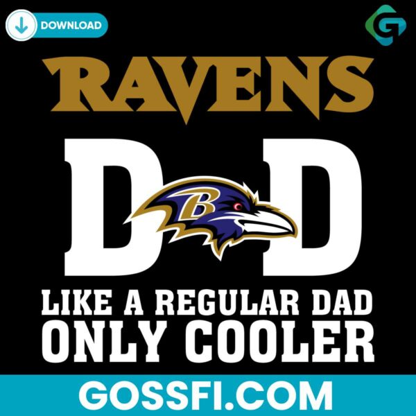 baltimore-ravens-dad-like-a-regular-dad-only-cooler-svg