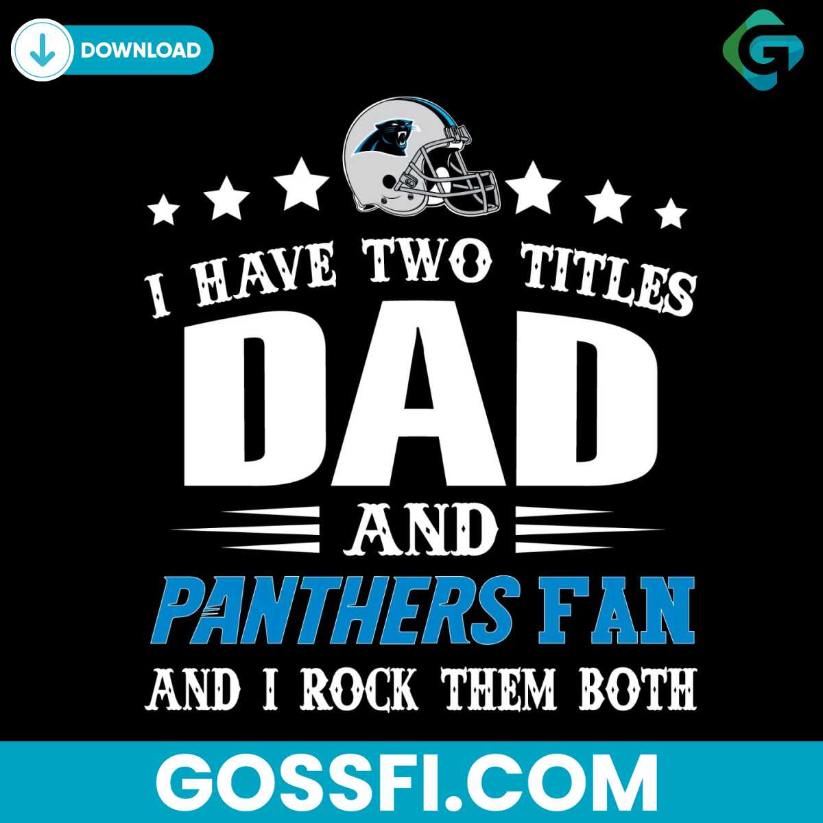 i-have-two-titles-dad-and-panthers-fan-svg