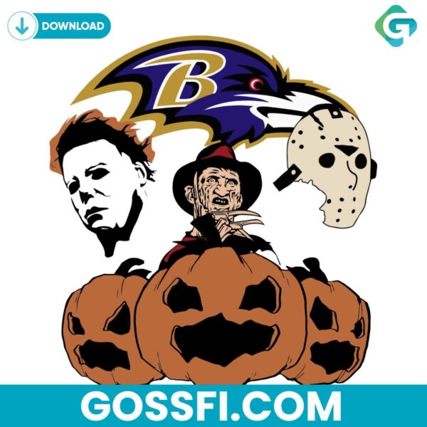 baltimore-ravens-halloween-svg-digital-download