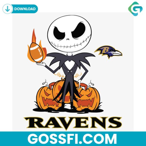 baltimore-ravens-with-jack-skellington-svg