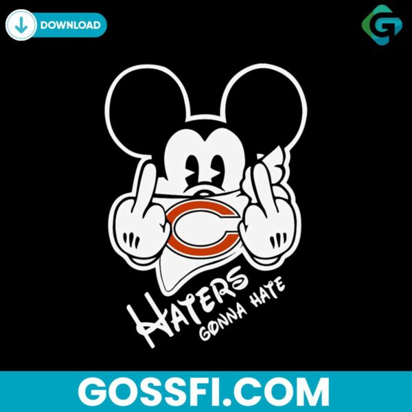 mickey-mouse-haters-gonna-hate-chicago-bears-logo-svg