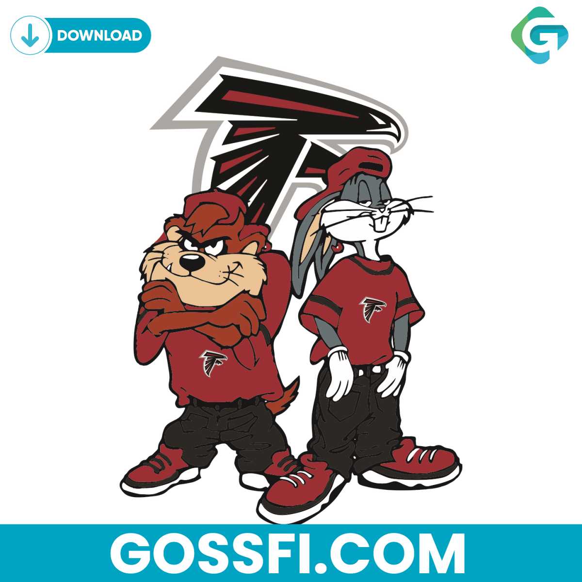 looney-tunes-hip-hop-atlanta-falcons-svg