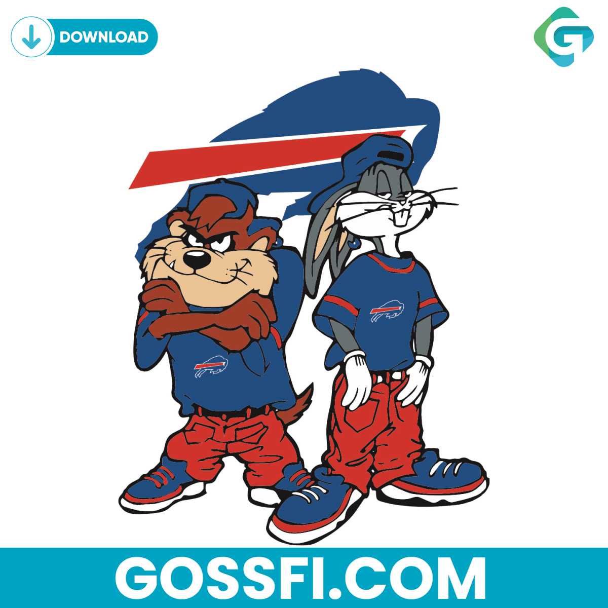 looney-tunes-hip-hop-buffalo-bills-svg