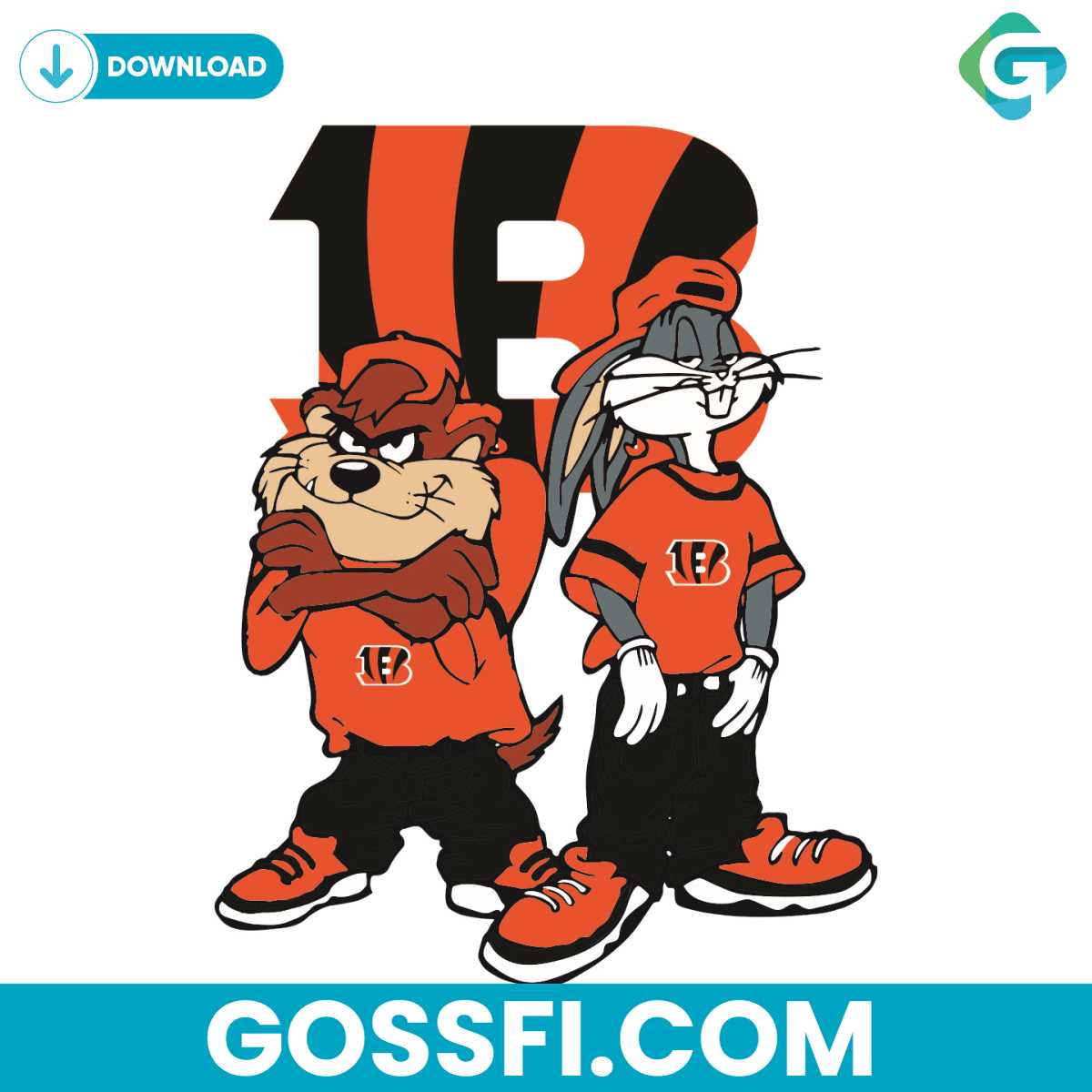 looney-tunes-hip-hop-cincinnati-bengals-svg