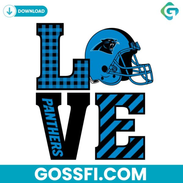 love-carolina-panthers-svg