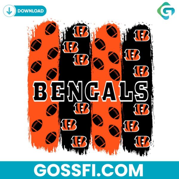 cincinnati-bengals-football-pattern-svg