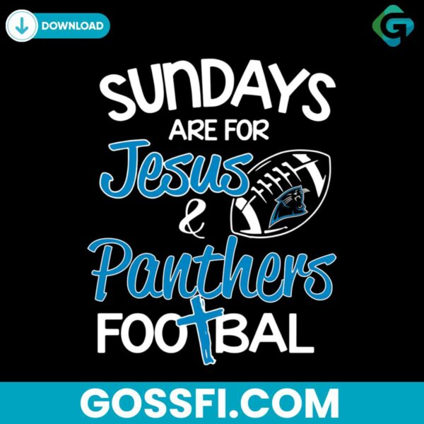 sundays-are-for-jesus-panthers-football-svg