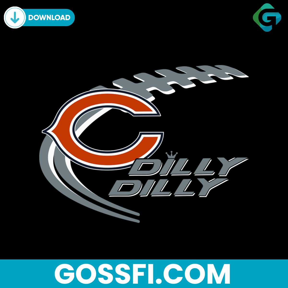 dilly-chicago-bears-svg-cricut-digital-download