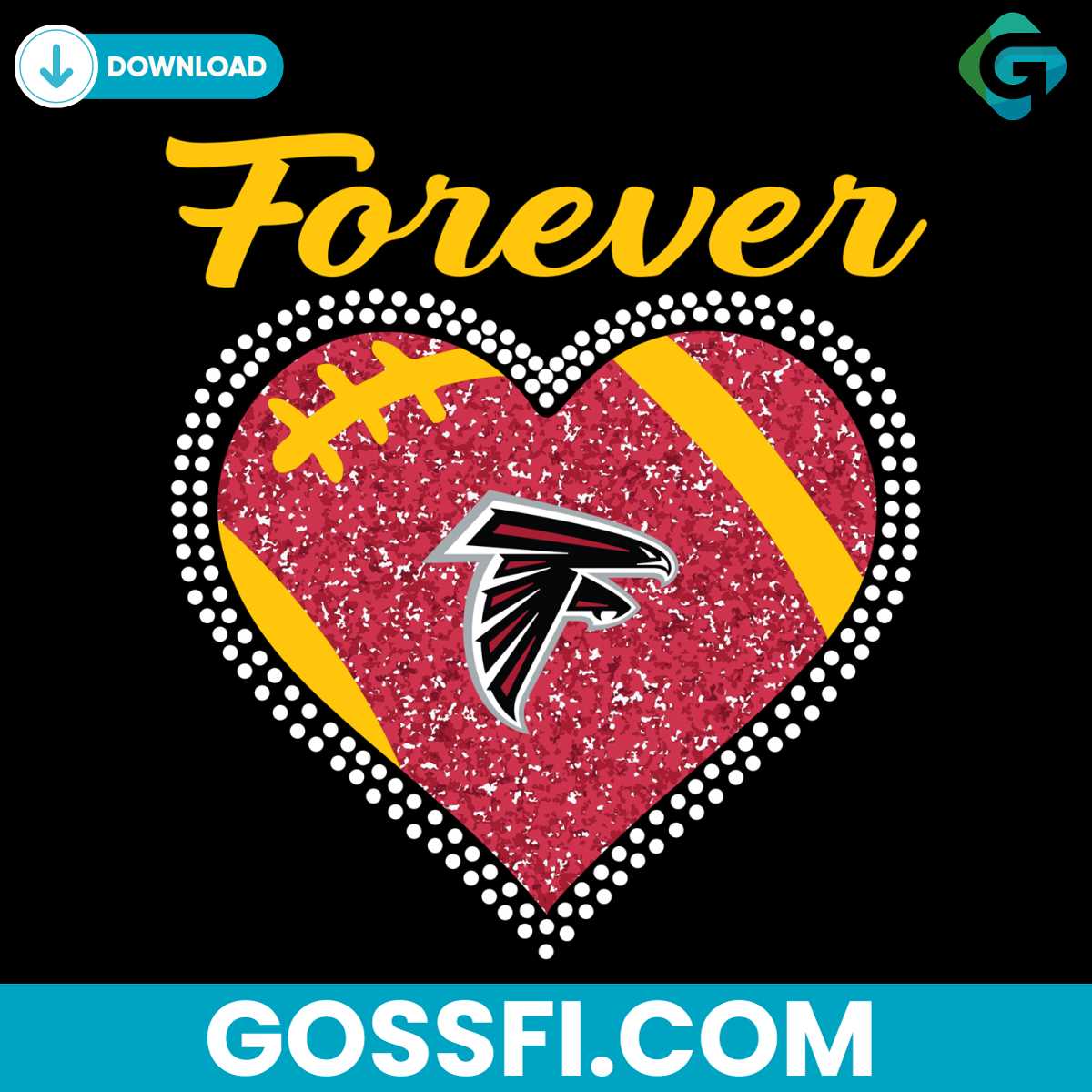 forever-atlanta-falcons-heart-diamond-svg