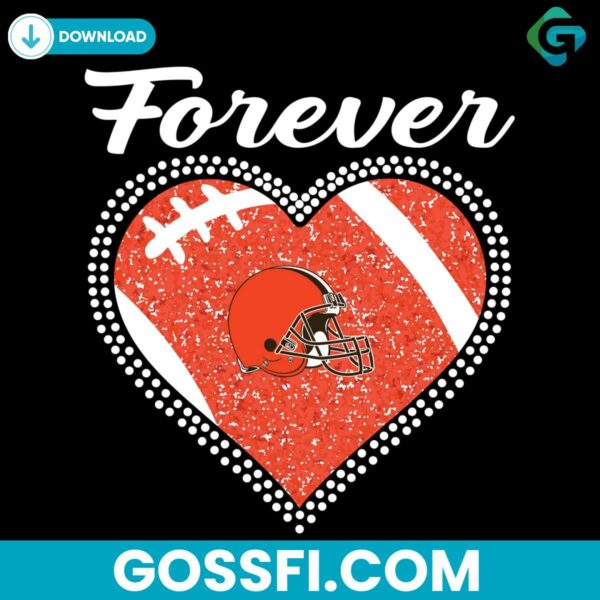 forever-cleveland-browns-heart-diamond-svg