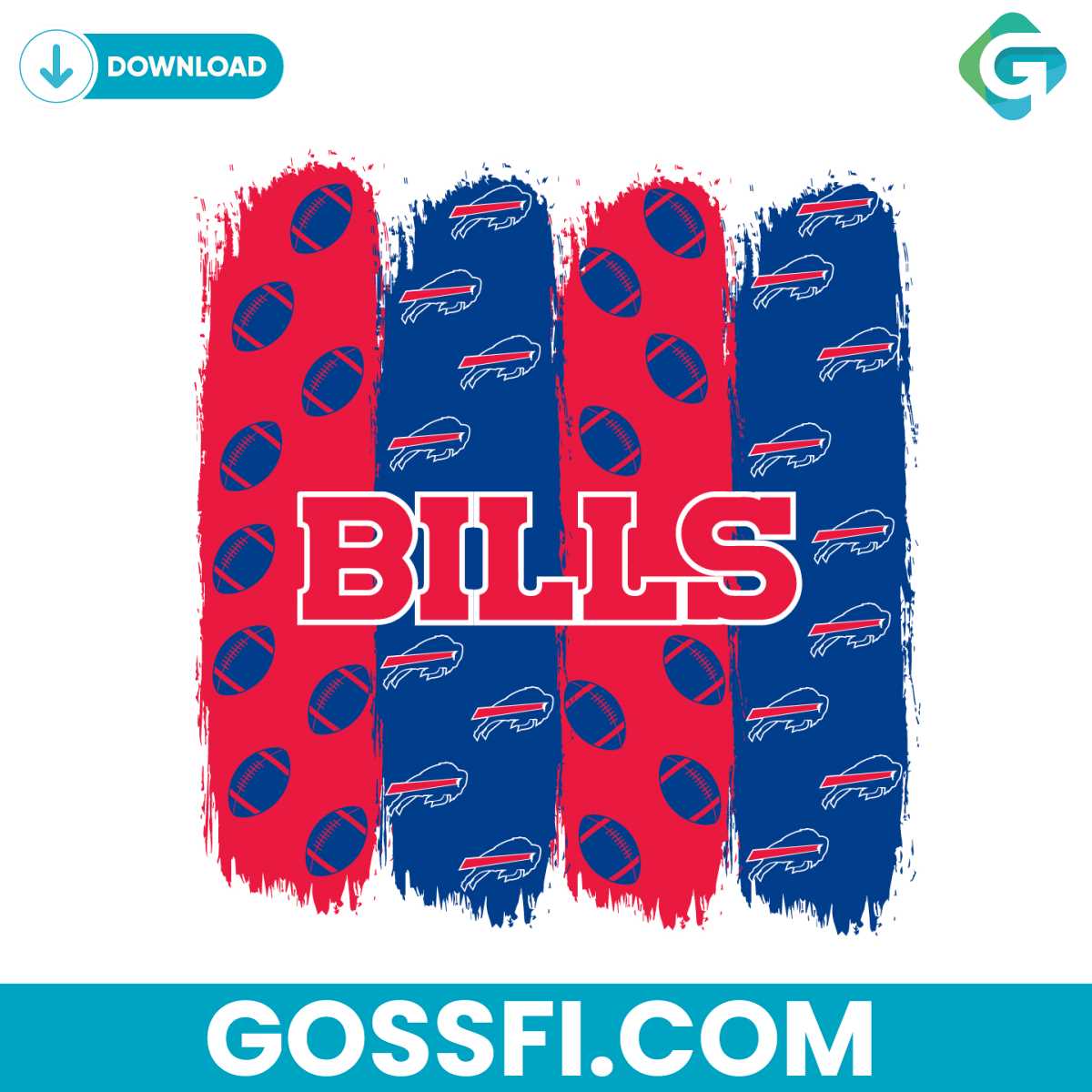 buffalo-bills-football-pattern-svg-digital-download