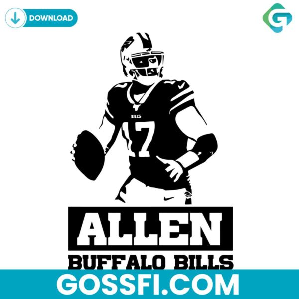 josh-allen-buffalo-bills-svg-cricut-digital-download