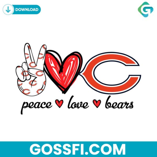 peace-love-bears-svg-digital-download