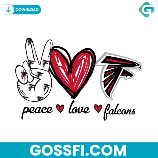 peace-love-falcons-svg-digital-download