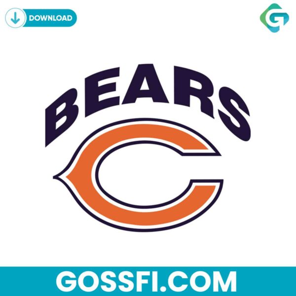 bears-football-team-logo-svg-cricut-digital-download