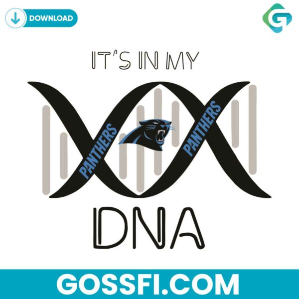 it-is-in-my-carolina-panthers-dna-svg