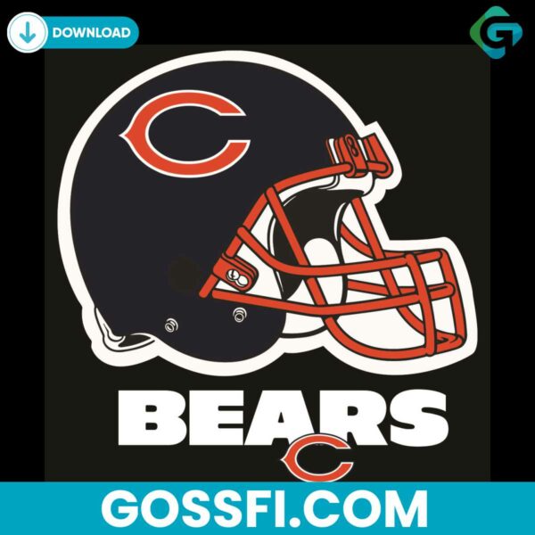logo-chicago-bears-helmet-svg-digital-download