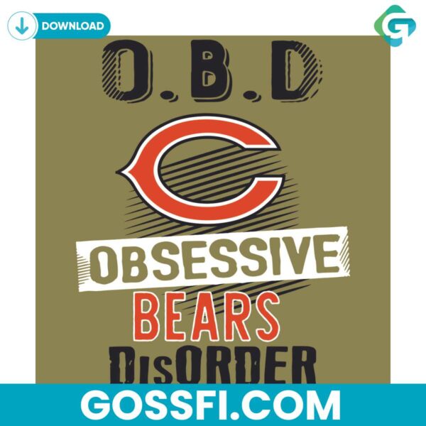 obd-chicago-bears-obsessive-disorder-svg