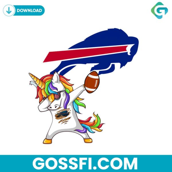 dabbing-hip-hop-unicorn-dab-with-buffalo-bills-svg