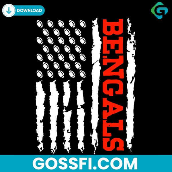 bengals-american-flags-svg-digital-download