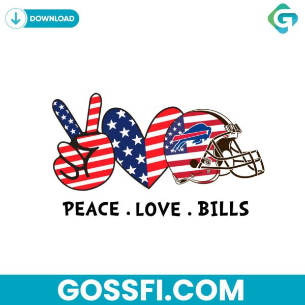 independence-day-peace-love-buffalo-bills-svg