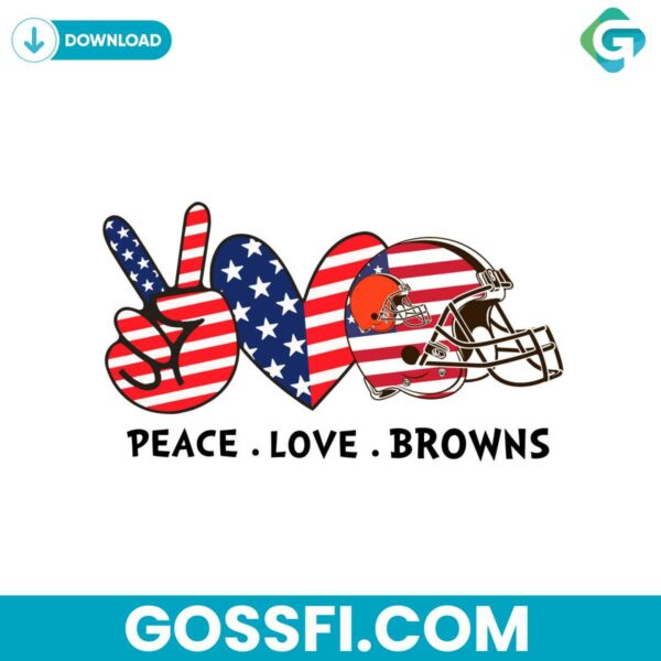 independence-day-peace-love-cleveland-browns-svg